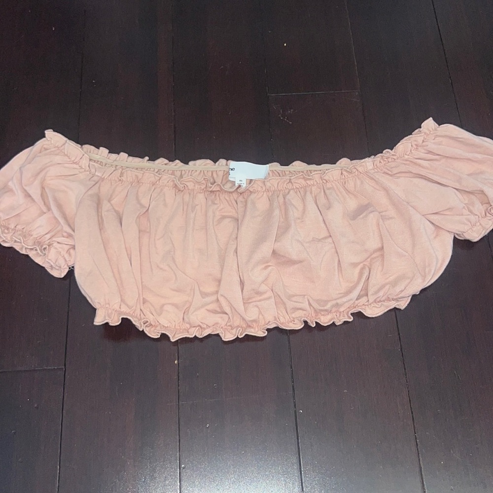 Blush crop top xs